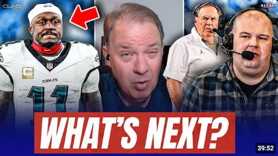 .@PrizePicks Bedard Patriots Podcast: Is the A.J. Brown trade in peril? And more context for Bertrand and Belichick beefs taken at BSJ Headquarters (Patriots)